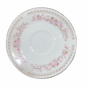 Alexandria Diamond China saucer